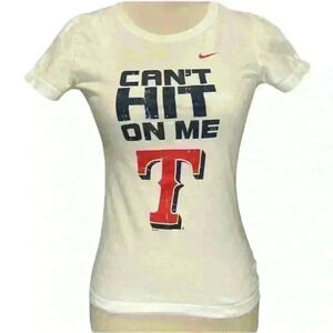 Nike slim fit Texas Rangers t shirt size XS